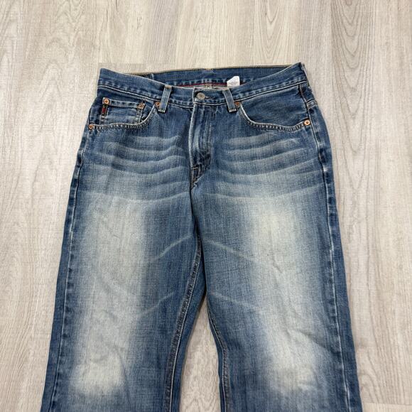 Vintage Abercrombie & Fitch Flare Jeans Women's 31x32 (Fits 31x28) Blue Faded - Picture 2 of 13